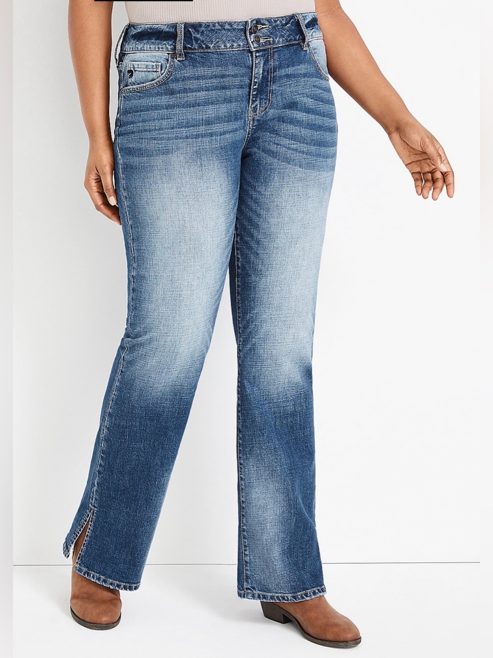 KanCan Medium Wash Blue Boot Cut Jeans